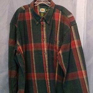 Cabela'sVintage Multicolor Plaid Heavyweight Shirt - Size XL